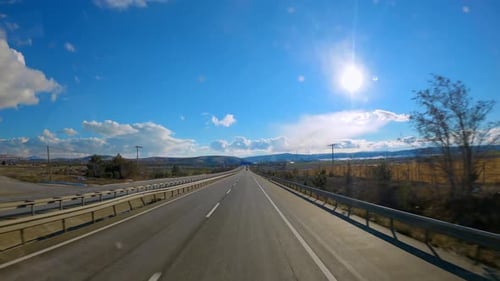 Road Driving Time Lapse (4K)