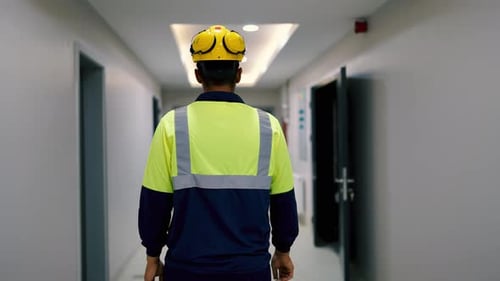 Drill Worker Working in Gold Mine