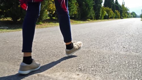 Frau Walking 2