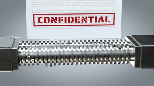 Confidential Document Shredding Animation
