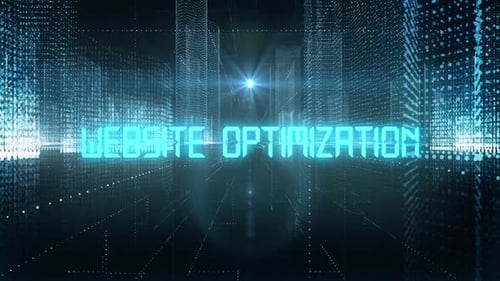 Skyscrapers Digital City Tech Word Website Optimization