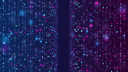 Fundo futurista de dados 4K - Loopable