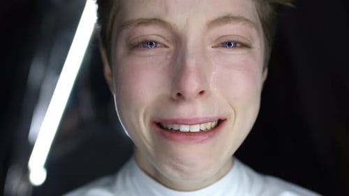 Weeping Young Woman