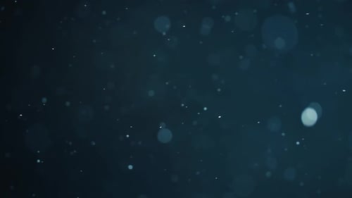 Schwebendes abstraktes Partikel-Bokeh auf dunklem Hintergrund