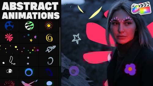 Dynamic Abstract Motion Graphics Elements Pack