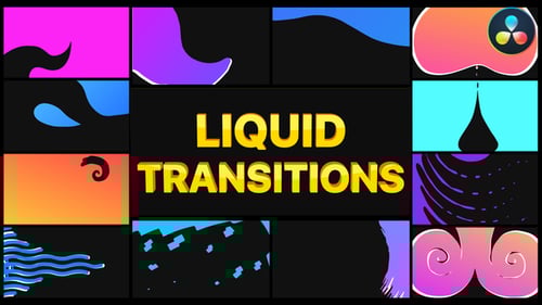 Dynamic Liquid Transitions Pack with Custom Effects
