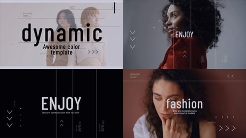 Dynamic Modern Text Opener with Clean Typography and Geometric Accents