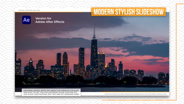 Modern Clean Slideshow with Dynamic Photo and Video Displays, Video ...
