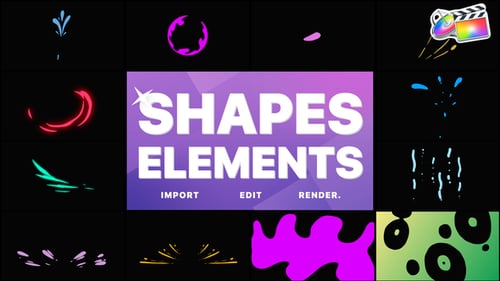 Animated Flash FX Liquid Shapes and Motion Elements Pack
