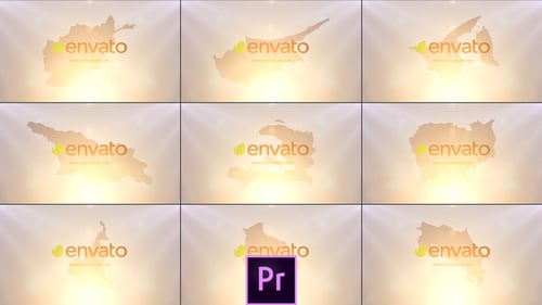 World Countries Logo Pack V8 - Premiere Pro