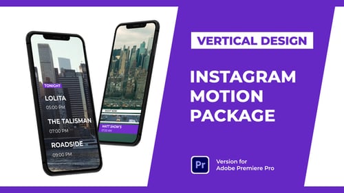 Clean Social Media Vertical Video Graphics Kit