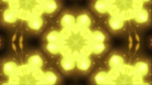 Leuchtend gelber Glow Flower