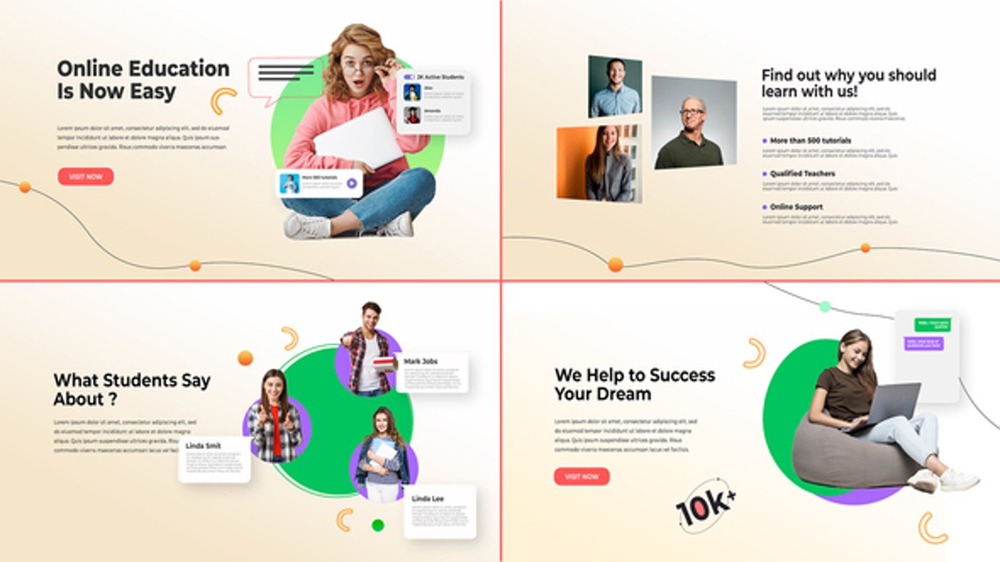 E-learning Slideshow, Product Promo ft. elearning & e learning - Envato