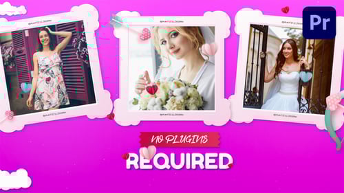 Romantic Slideshow Mogrt