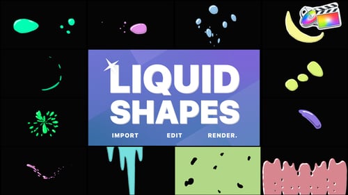 Animated Liquid Shapes Pack with Fluid Transitions