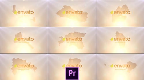 World Countries Logo Pack V14 - Premiere Pro