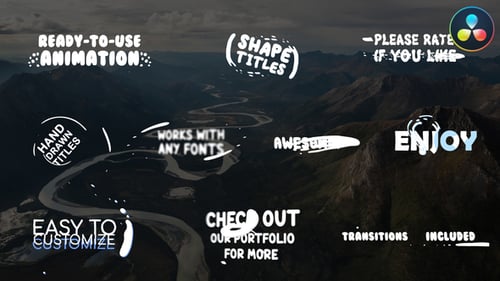 Títulos de dibujos animados | DaVinci Resolve