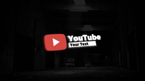 Modern YouTube Channel Titles with Dynamic Text Animations