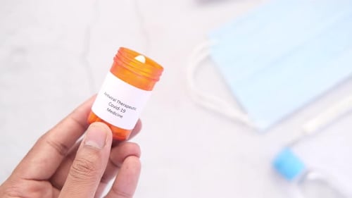 Antiviral Covid-19 Medicine and Surgical Mask