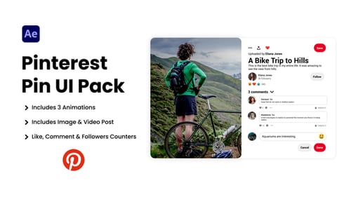 Pinterest Pin UI Pack
