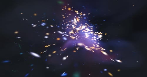 Abstrakte magische Feuer-Partikel 4k