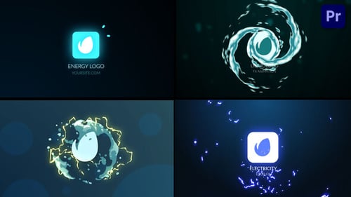 Dynamic Energy and Liquid Logo Reveal Intro