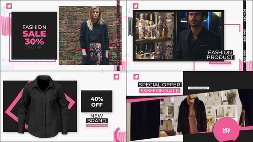 Poster Animation | Colorful Fashion Sale