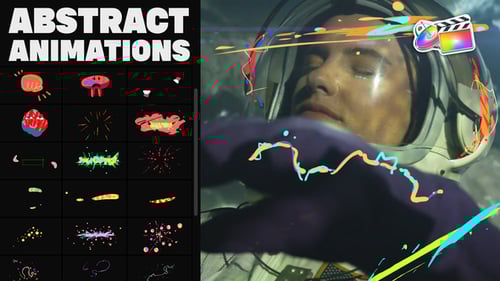Dynamic Cartoon Abstract Motion Graphics Pack
