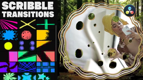 Scribble Transitions for DaVinci Resolve