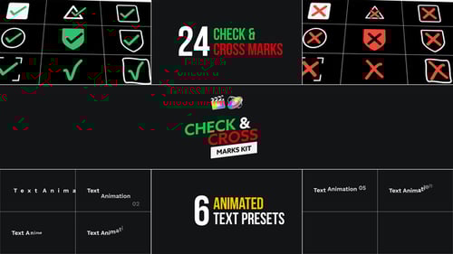 Check & Cross Marks Kit for FCPX and Apple Motion 5