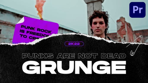 Dynamic Urban Grunge Intro with Ripped Paper and Edgy Typography