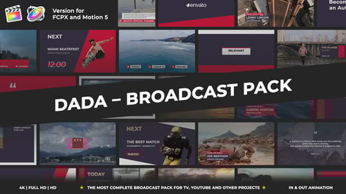 Clean Broadcast Graphics Pack: Titles, Lower Thirds, Transitions
