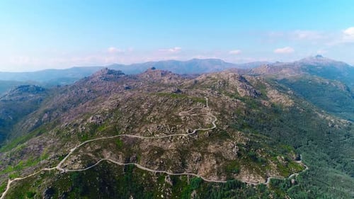 Mountains Landscape with Road