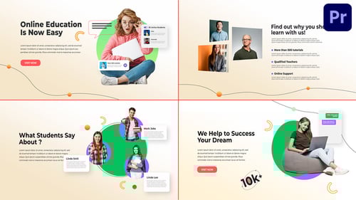 E-learning Slideshow Mogrt