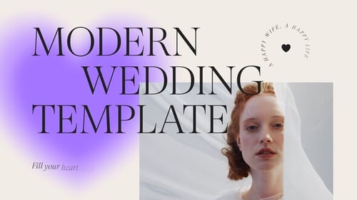 Elegant Wedding Photo Slideshow with Animated Heart Gradients