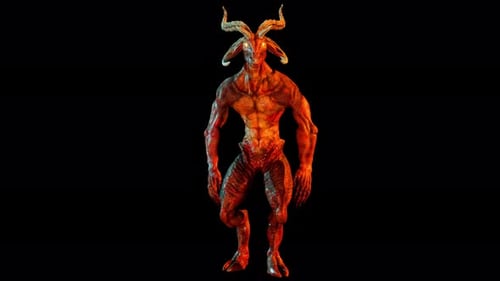 Goat Demon Baphomet VJ Loop
