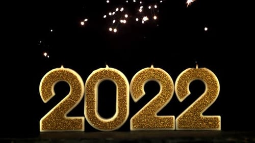 Bright Fireworks and Numbers 2022