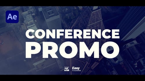 Dynamic Corporate Event Conference Promo with Modern Typography
