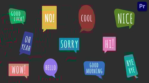 Dynamic Animated Speech Bubbles for Engaging Communication