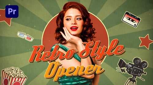 Youtube Vlog Intro | Retro Style Opener | Vintage Style | MOGRT