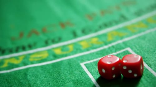 Los dados se guardan en la ruleta del casino 4k