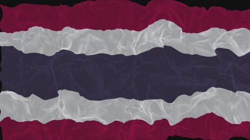 Abstract Fluid Flag Reveal Transition Effect
