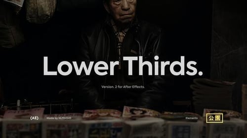 Modern Clean Animated Lower Thirds Pack