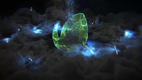 Smoke Lighting Logo Reveal