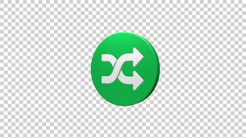 Couple Of Arrows Changing Places Icon Rotating