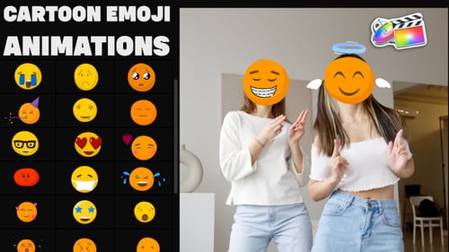 Cartoon Emoji Animations for FCPX