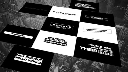 Modern Titles | After Effects