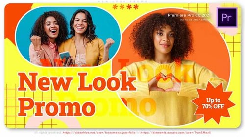 Vibrant Fashion Promo with Modern Typography