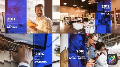 Corporate Timeline Presentation Apple Motion