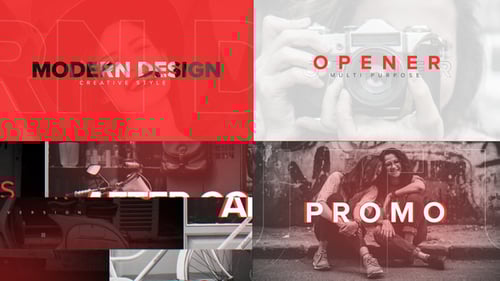 Dynamic Glitch Opener: Modern Geometric Intro for YouTube Channels